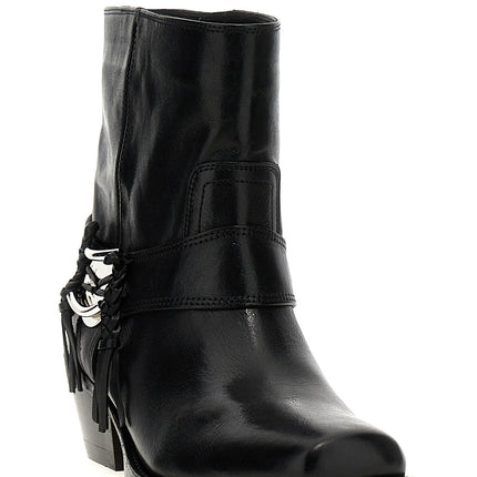 Isabel Marant Black Cowhide Chelsea Boots