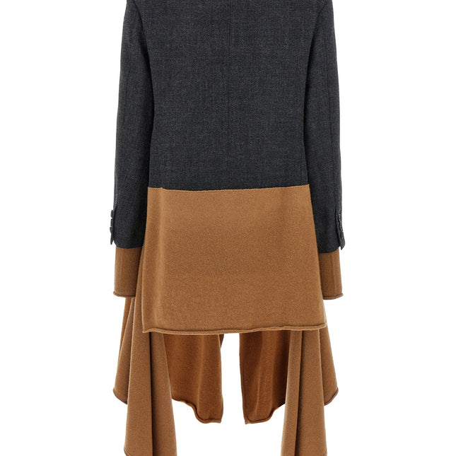 Undercover Multicolor Wool Coat