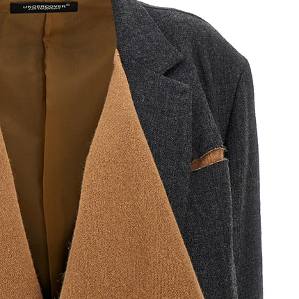 Undercover Multicolor Wool Coat