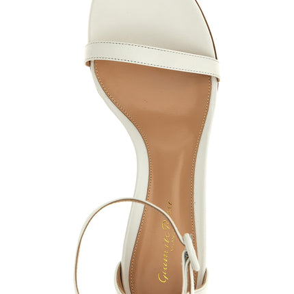 Gianvito Rossi White Leather Flat Sandals