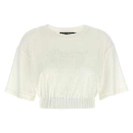 Dolce & Gabbana White Cotton T-Shirt