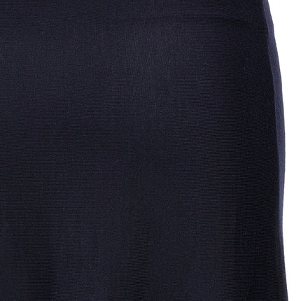Khaite Blue Wool Midi Skirt