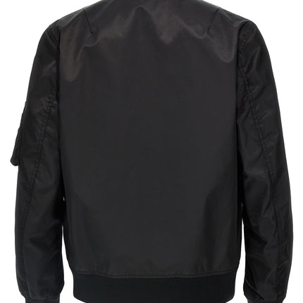 Valentino Garavani Black Polyamide Bomber