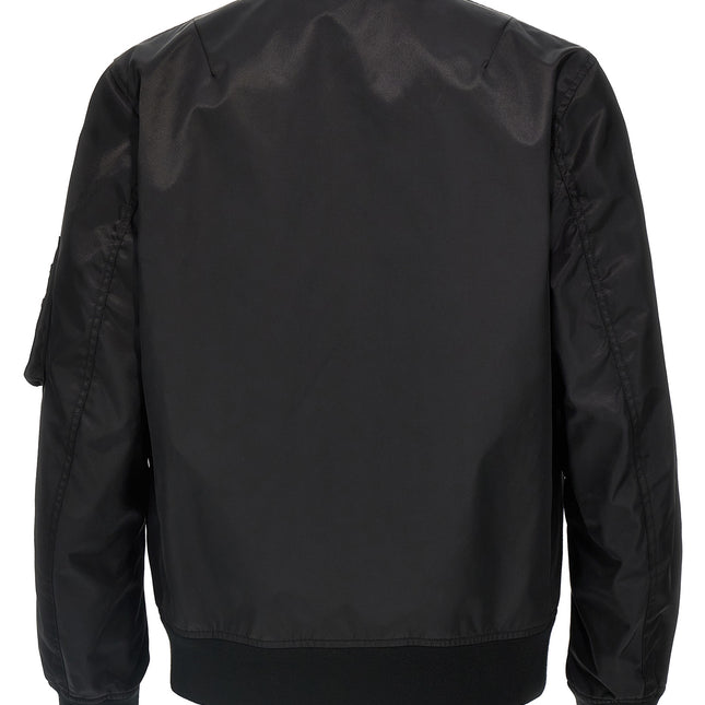 Valentino Garavani Black Polyamide Bomber