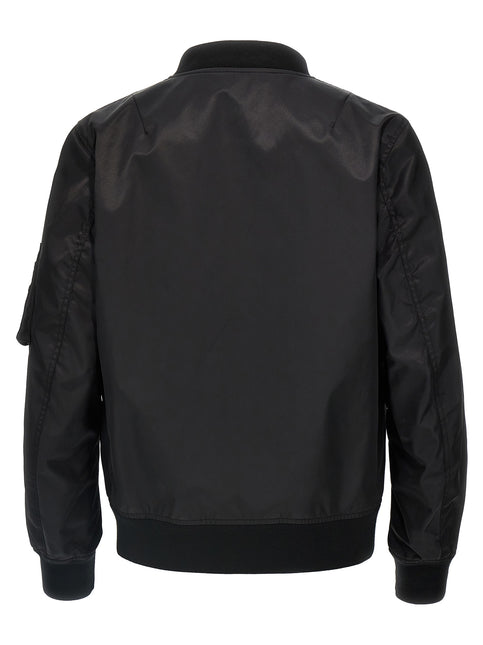 Valentino Garavani Black Polyamide Bomber