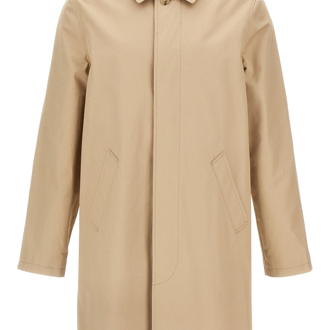 A.P.C. Beige Cotton Coat