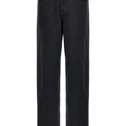 A.P.C. Black Cotton Straight-Leg Jeans