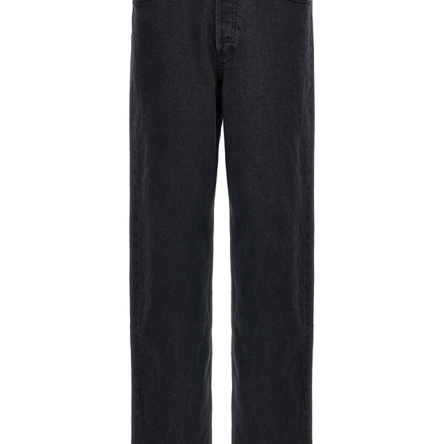 A.P.C. Black Cotton Straight-Leg Jeans