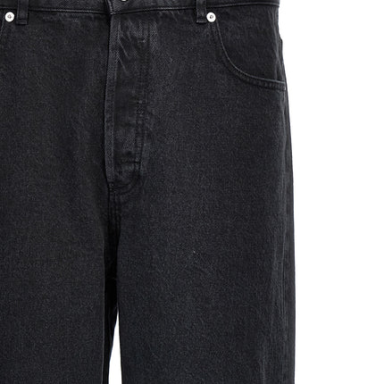 A.P.C. Black Cotton Straight-Leg Jeans