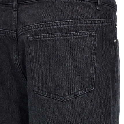 A.P.C. Black Cotton Straight-Leg Jeans