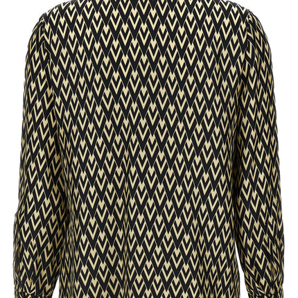 Valentino Garavani Bicolor Silk Blouse