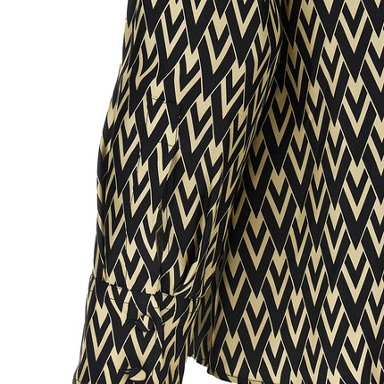 Valentino Garavani Bicolor Silk Blouse
