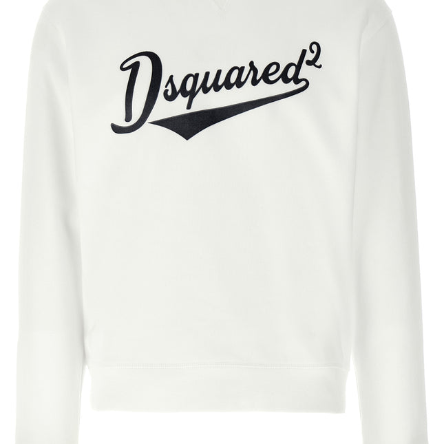 Dsquared² White Cotton Sweatshirt