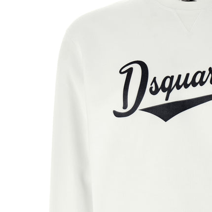 Dsquared² White Cotton Sweatshirt