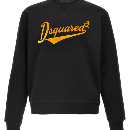 Dsquared² Black Cotton Sweatshirt