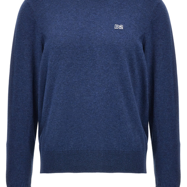 Dsquared² Blue Cotton Cardigan