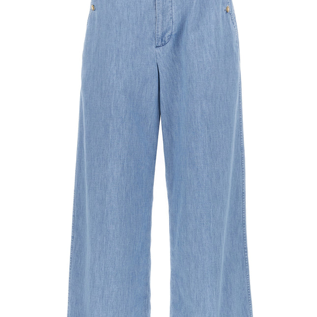 Valentino Garavani Blue Cotton Jeans Denim