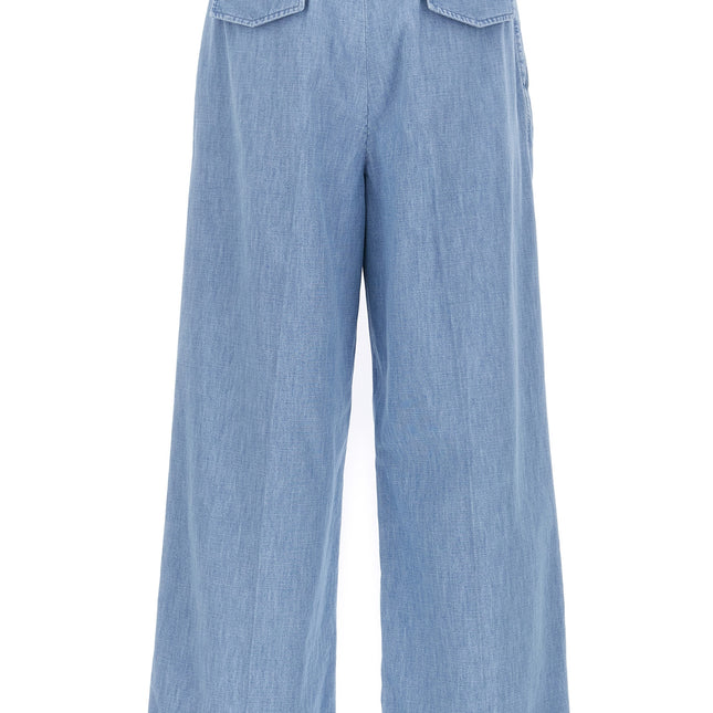 Valentino Garavani Blue Cotton Jeans Denim