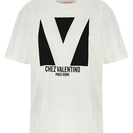 Valentino Garavani White Cotton T-Shirt