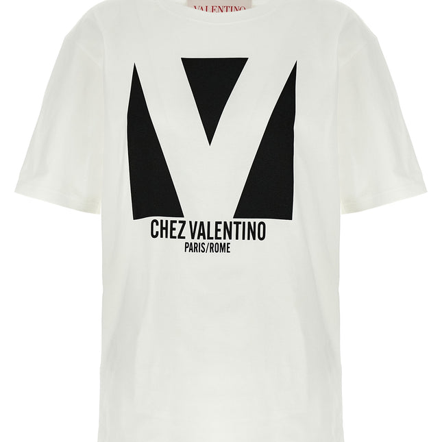 Valentino Garavani White Cotton T-Shirt