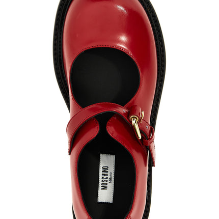 Moschino Multicolor Calfskin Flats