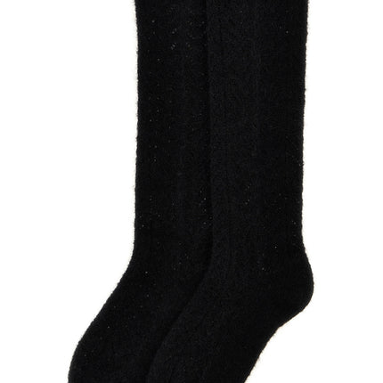 Valentino Garavani Black Wool Socks