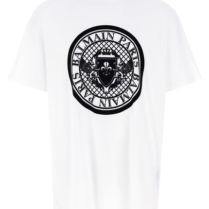 Balmain Bicolor Organic Cotton T-Shirt