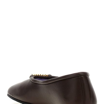 Stella McCartney Brown Polyethylene Ballet Flats