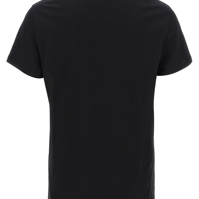 Balmain Black Organic Cotton T-Shirt