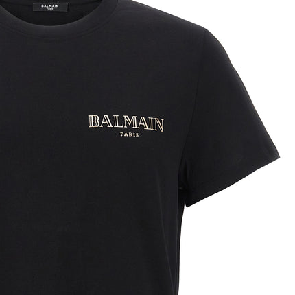 Balmain Black Organic Cotton T-Shirt