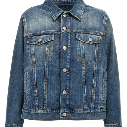 MM6 Maison Margiela Blue Cotton Denim Jacket