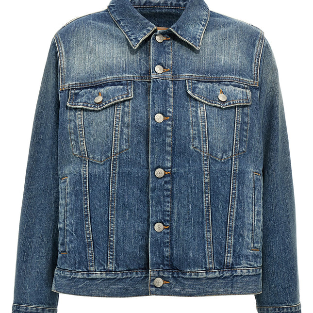 MM6 Maison Margiela Blue Cotton Denim Jacket