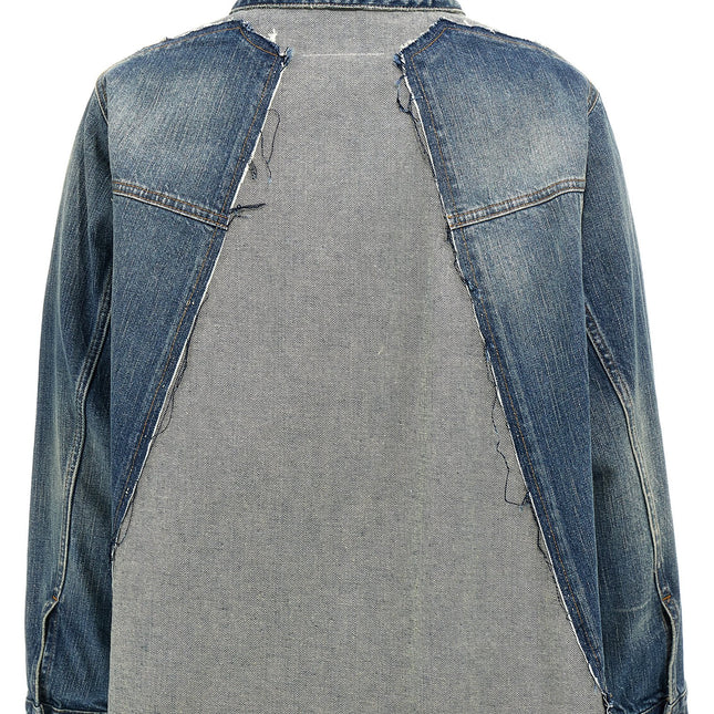 MM6 Maison Margiela Blue Cotton Denim Jacket