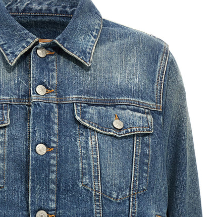 MM6 Maison Margiela Blue Cotton Denim Jacket