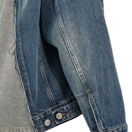 MM6 Maison Margiela Blue Cotton Denim Jacket