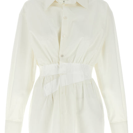 MM6 Maison Margiela White Cotton Blouse