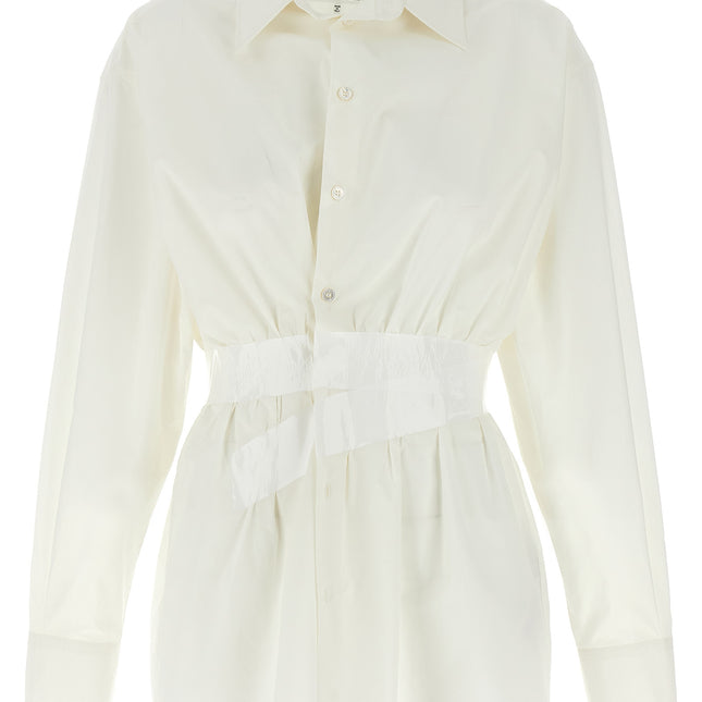 MM6 Maison Margiela White Cotton Blouse