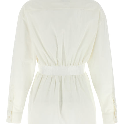 MM6 Maison Margiela White Cotton Blouse