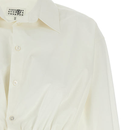 MM6 Maison Margiela White Cotton Blouse