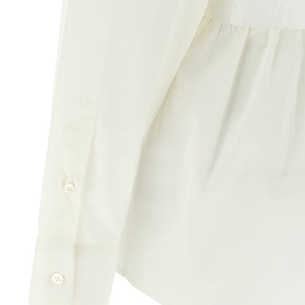 MM6 Maison Margiela White Cotton Blouse