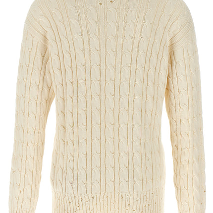 Marni White Cotton Cardigan
