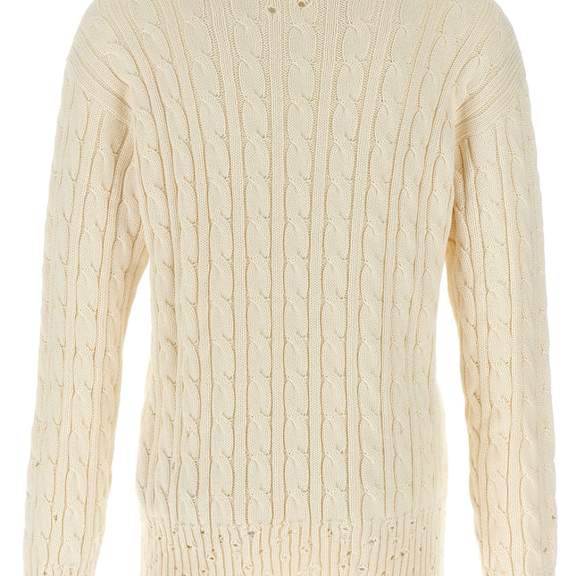 Marni White Cotton Cardigan