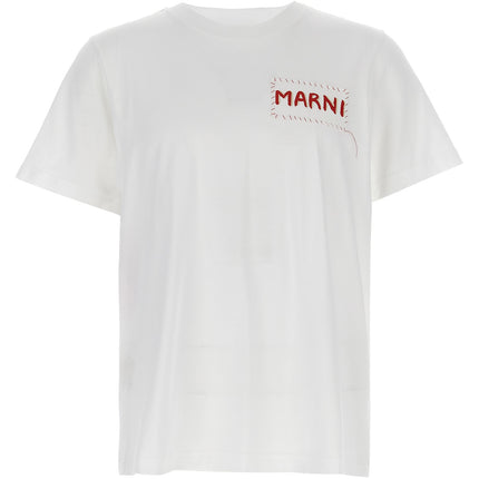 Marni White Cotton T-Shirt