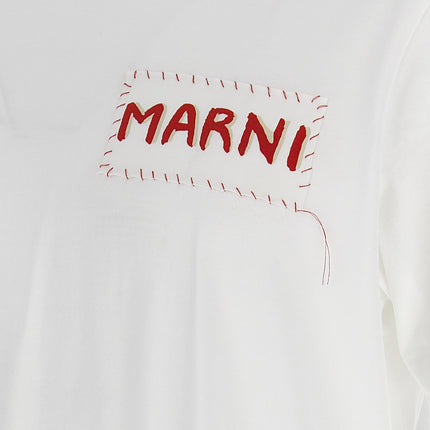 Marni White Cotton T-Shirt