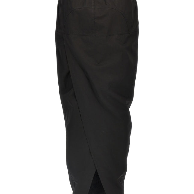 Rick Owens Black Cotton Mini Skirt