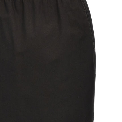 Rick Owens Black Cotton Mini Skirt