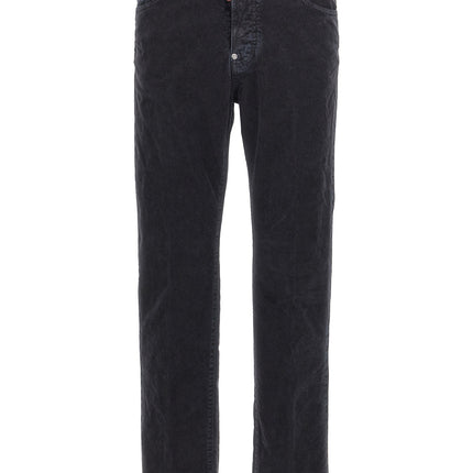 Dsquared² Blue Cotton Casual Pants
