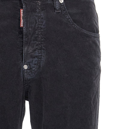 Dsquared² Blue Cotton Casual Pants