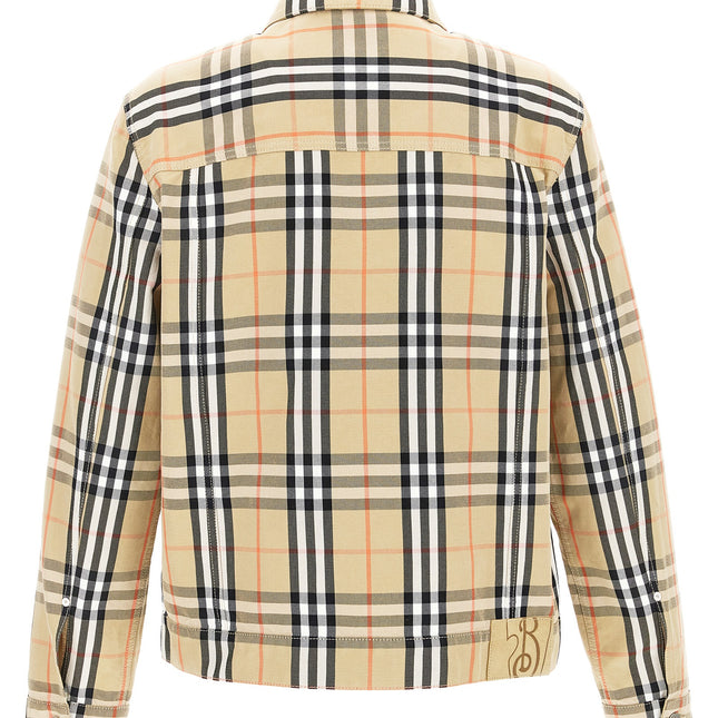 Burberry Beige Cotton Full-Length Jacket