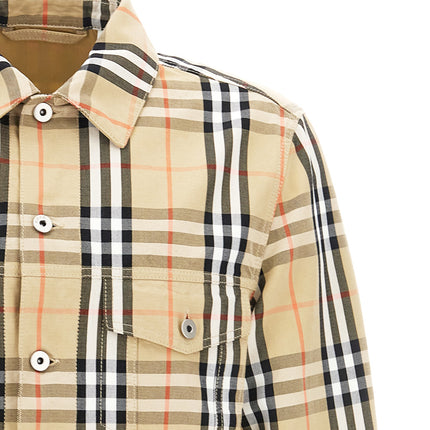 Burberry Beige Cotton Full-Length Jacket